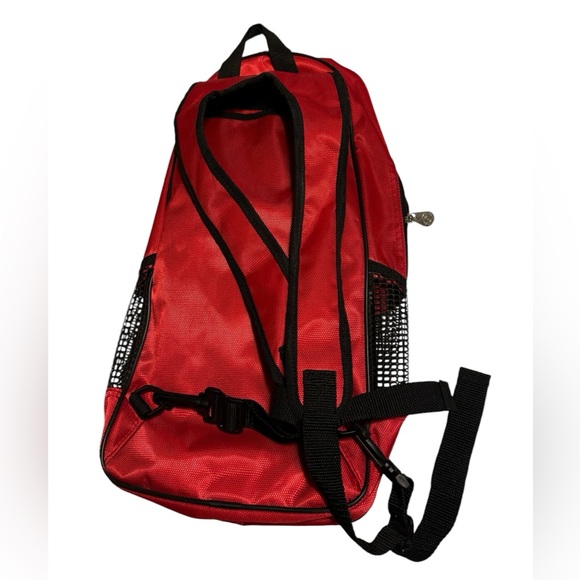 US Divers High End Red Scuba Snorkeling Fins Bag MINTY - Picture 2 of 6